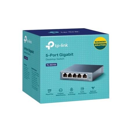 TP-LINK TL-SG105 - Switch gigabit 5 ports - 10/100/1000Mbps