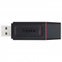 Kingston Lecteur flash Kingston DataTraveler Exodia - 256 Go - USB 3.2 (Gen 1) - Noir, Rose