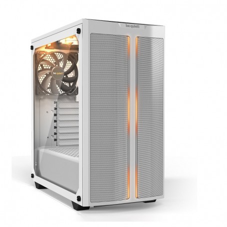 BE QUIET Pure Base 500DX Blanc - Moyen tour - ATX - MATX - MITX - USB 3.0 - Noir - Sans Alim