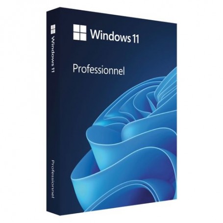 Windows 11 PRO - Fr - 64bit - OEM - 1Poste - Format DVD