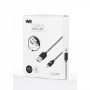 WE Câble USB/Micro USB - Nylon - 2 mètres tressé - Noir et blanc - Micro USB réversible en ALU - Androïde