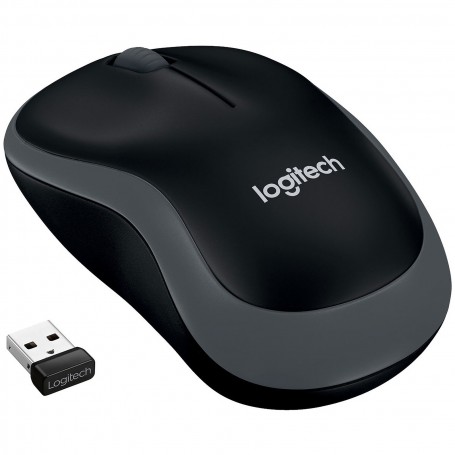 Logitech souris SANS FIL- M185 2.4GHZ - Noir&Gris