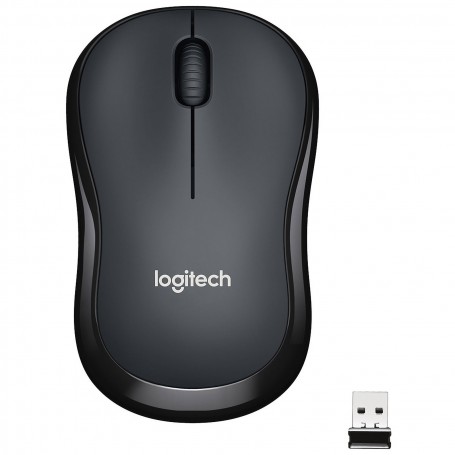 Logitech M220 Silent (Noir) - Souris sans fil - ambidextre - capteur optique 1000 dpi - 3 boutons