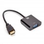 D2 Diffusion - Adaptateur VGA femelle/HDMI mâle - 0.15m - Fiches or