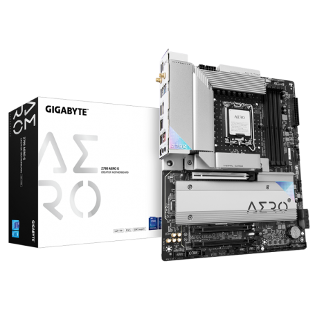 GIGABYTE Z790 AERO G WHITE - ATX - Socket 1700 - Intel Z790 Express - 4x DDR5