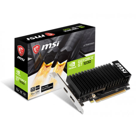 MSI GT1030 2GHD4 LP OC - Nvidia GeForce - GT1030 - 1430MHz - 2Go DDR4