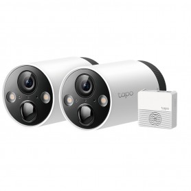 Tp-Link Système de Vidéo Surveillance Tapo 4 Mégapixels vision nocturne Filaire - Caméra avec batteries