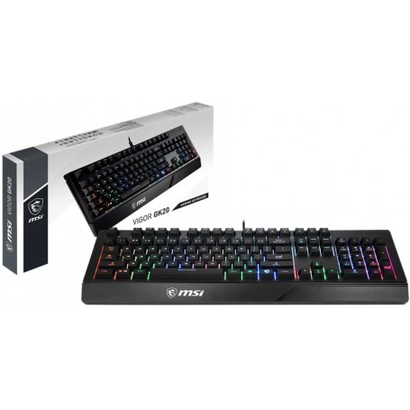 MSI Vigor GK20 RGB (Noir) - Clavier Gamer semi-mécanique