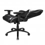 AKRacing SX WHITE - Siège Gaming - Siège en similicuir dossier réglable à 180° et accoudoirs 3D - Noir&Blanc - Garantie5/10ans