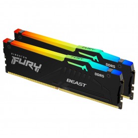 Kingston FURY Beast - RGB - 32Go (2x 16Go) - DDR5 - 6000MHz - CL36
