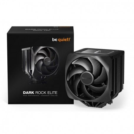 BE QUIET Dark Rock ELITE - Ventilateur SilentWings PWM - Eclairage LEDs ARGB - 135mm - Socket 1700 / AM4 / AM5