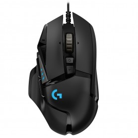 Logitech G502 Hero RGB (Noir) - Souris filaire Gamer - 11 boutons - Capteur laser 25600 dpi