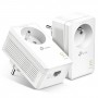 TP-LINK TL-PA7017P PACK X2 - CPL 1000 Mbps avec 1 port Gigabit Ethernet + prise électrique