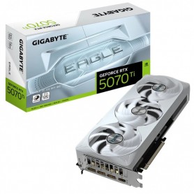 GIGABYTE N507TEAGLE OC ICE-16GD -  Nvidia GeForce - RTX5070 Ti - 16Go GDDR7 - 1x HDMI - 3x DisplayPort - PCI Express 5.0 - RGB