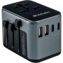 Verbatim Adaptateur de Voyage Universel UTA‑03 avec 2 Ports USB‑A et 3 Ports USB-C - 30Watts