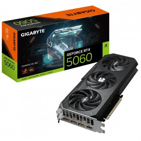 GIGABYTE N5060GAMING OC-8GD - Nvidia GeForce - RTX5060 - 8Go GDDR7 - 1x HDMI - 3x DisplayPort - PCI Express 5.0