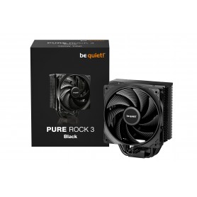BE QUIET PURE ROCK 3 BLACK - Ventilateur processeur Socket Intel 1700/1851 & AMD AM4/AM5 - 120MM