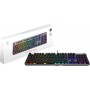 Clavier Gamer mécanique (Kailh Midnight Pro Silent) MSI Strike 600 RGB (Gris/Noir)