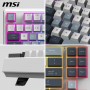 Clavier Gamer sans fil Bluetooth mécanique MSI Forge GK600 TKL RGB (Blanc/Noir)