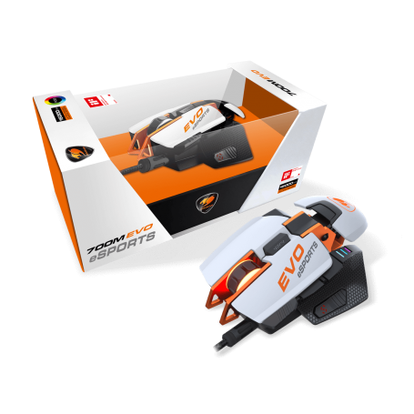 Souris filaire Gamer Cougar 700M Evo eSports (Blanc) - USB-A