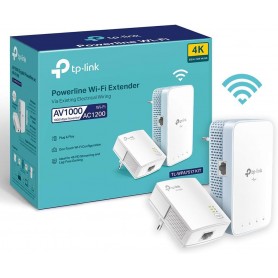 TP-Link TL-WPA7517 PACK X2 - CPL 1000 Mbps - 1X Gigabit Ethernet + prise électrique & WIFI 5