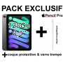 Pack iPad Mini 7 128Go - pencil Pro - coque