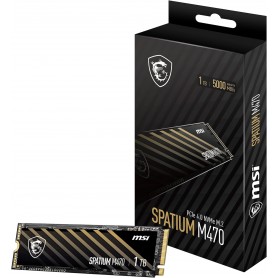 MSI SPATIUM M470 - SSD M.2 PCIe Gen4 NVMe - 1To - 5000 Mb/s