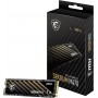 MSI SPATIUM M470 - SSD M.2 PCIe Gen4 NVMe - 1To - 5000 Mb/s