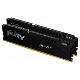 Kingston FURY Beast - 32Go (2 x 16GB) - DDR5-6000/PC5-48000 - CL30 - 1.40 V - Non-ECC - DIMM