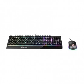 MSI Vigor GK30 COMBO RGB Black - Kit Clavier/Souris USB Gamer