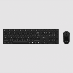 MSI FORGE K210 W COMBO Black - Kit Clavier Slim + Souris - Wireless