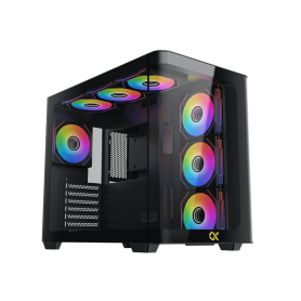 Xigmatek Pano RGB TG Noir - ARGB - EN44250 - 7x ventilos RGB - Grande Tour ATX